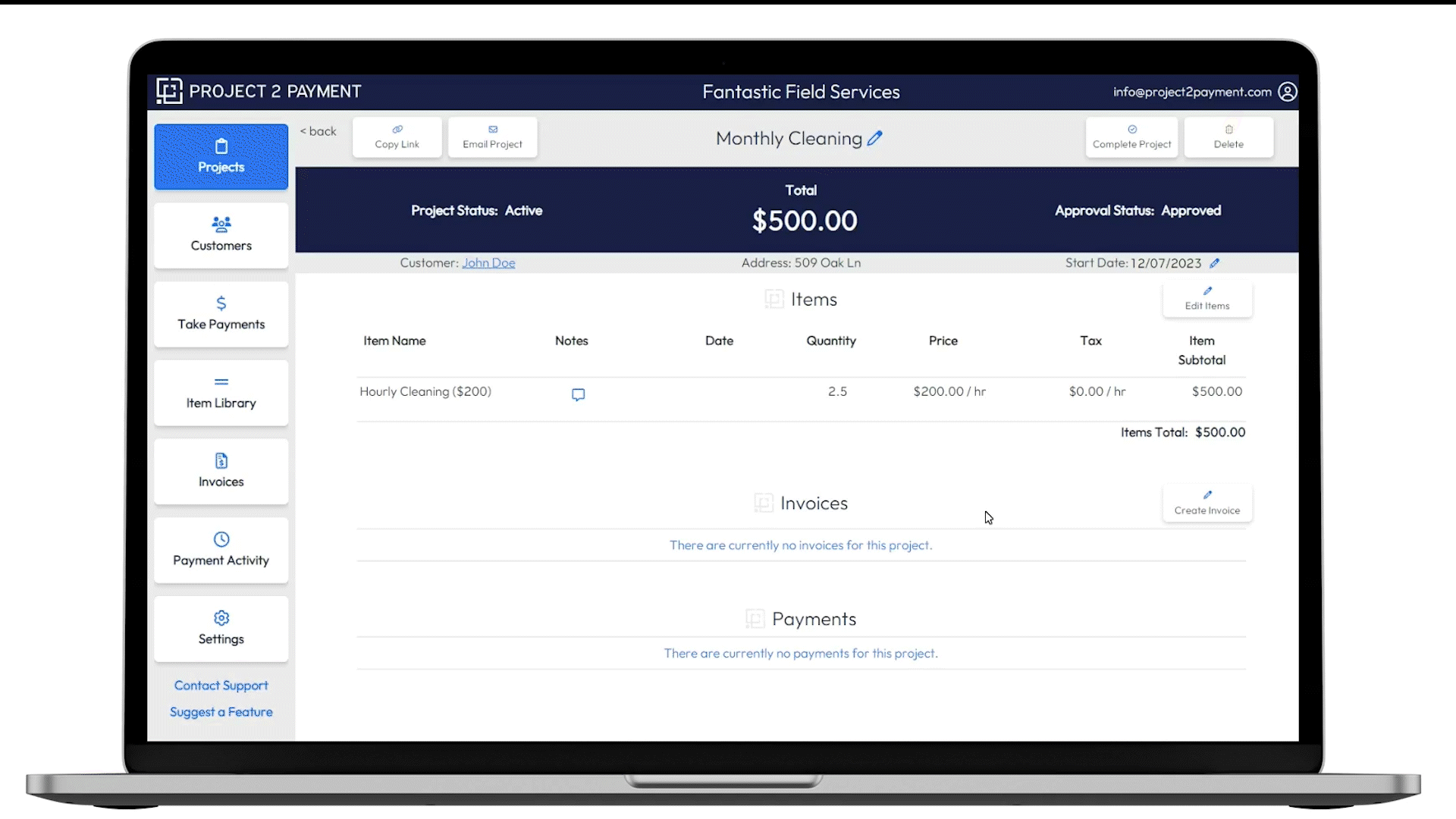 Can an estimate be used as an invoice? Easily convert an estimate to an invoice with Project 2 Payment.