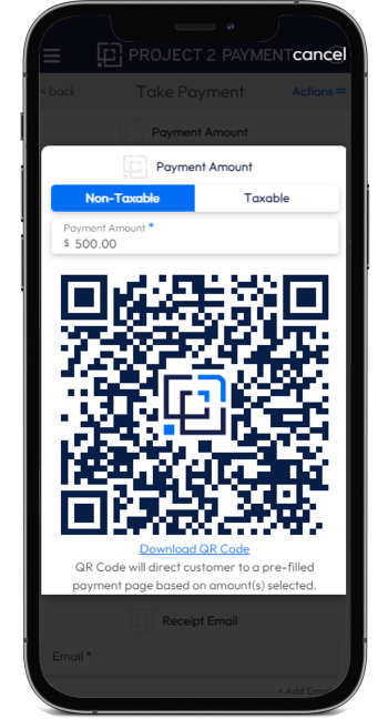 Project 2 Payment QR Code for payments